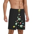 thumbnail image 2 of Naloa Happy New Year1 Men's Short Pajama Pants, Pj Shorts, Lounge Comfort Shorts-Large, 2 of 6