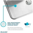 thumbnail image 7 of Elkay ELUHAD111655PD Lustertone 14 x 18-1/2 x 5-3/8" Undermount ADA Kitchen Sink, Perfect Drain, 7 of 7