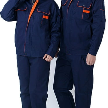 SEWCHICS Protective Welding Clothing Blue Cowhide Coat for Fire Prevention Work