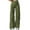 Green, variant on Fgnfyis Women Wear Waist Three Pocket Trousers Cargo Pants Casual Pants Tailored Fit Work Pants Women Beige S