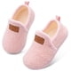thumbnail image 1 of Pantuflas para Niñas Pequeñas Lefflow Rosas Invierno de Felpa Suave Talla 4.5-5, 1 of 7
