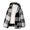 Black, variant on Zecgelong Girls Plaid Fleece Hooded Jacket Cozy Soft Warm Outerwear For Toddler Kids Casual Winter Windproof Coat