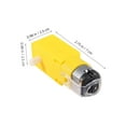 thumbnail image 2 of Raindrops  2 Pcs Gear Motor for Robotic Body Toy Car Rc Spare Parts Smart Yellow, 2 of 8
