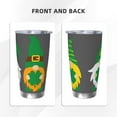 thumbnail image 3 of Daiia Spring St Patrick’S Day Irish Gnomes Printed 20oz Insulated Coffee Cup with Straw Topper, Fully Spill Proof Travel Coffee Mug, Stainless Steel Tumbler for Work Home Outdoor Car-Straw, 3 of 8