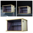 thumbnail image 4 of Diorama de construcción de garaje de dos pisos para coches a escala 1:32 Pared de ladrillo rojo, 4 of 7