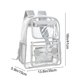 thumbnail image 3 of CaiYueKe Clear PVC Backpack Transparent Stadium Backpack for College Travel Events Large Capacity Waterproof Lightweight Breathable Backpack for Laptop Work Commuter, 3 of 7