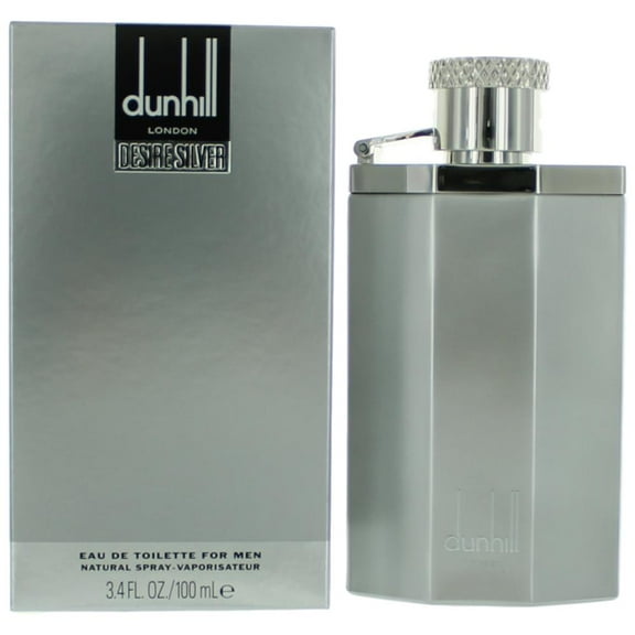 Desire Silver by Alfred Dunhill, 3.4oz Eau De Toilette Spray for Men