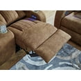thumbnail image 6 of Signature Design by Ashley Wolfridge Brown Power Reclining Loveseat, 6 of 16