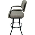 thumbnail image 3 of Swivel Metal Counter Stool 26" Seat - M-110 - Jetty June Tan - Black, 3 of 4