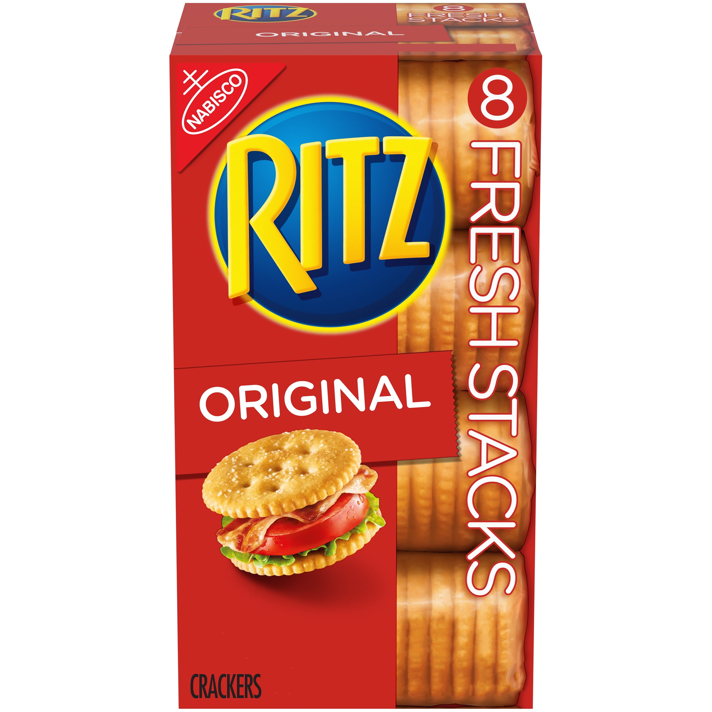 RITZ Crackers, Original Flavor, 1 Box of Fresh Stacks (11.8 oz
