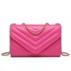 thumbnail image 1 of Bandolera Dasein para mujer, pequeña, acolchada, fucsia, 1 of 6