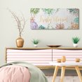 thumbnail image 2 of Stupell Industries Truly Blessed Sentiments Modern Succulent Greenery Botanical & Floral Painting Gallery Wrapped Canvas Art Print Wall Art, 17 x 40, 2 of 6