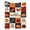 Halloween Blanket #08, variant on Fall Throw Blanket, Pumpkin Wildflowers Autumn Leaves Print on Cream Soft Flannel Fleece Blanket, Warm Cozy Autumn Blanket for Couch Bed Sofa, Thanksgiving Decor Gift