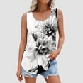 thumbnail image 2 of Sleeveless Summer Tops For Women 2026 Organic Cotton White Tank Top Women Tunic Tops For Women 2026 T Shirts For Women Graphic Y2K, 2 of 5