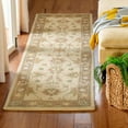 thumbnail image 2 of SAFAVIEH Heritage Regis Traditional Wool Area Rug, Ivory/Brown, 4'6" x 6'6" Oval, 2 of 9