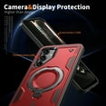 thumbnail image 5 of TECH CIRCLE Magnetic Case for Galaxy A15, [Compatible with MagSafe] Built in 360° Rotatable Ring Holder Kickstand Slim Shockproof Protective Phone Case for Galaxy A15 6.5" 2024,Red, 5 of 6