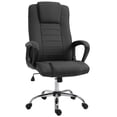thumbnail image 1 of Vinsetto High Back Office Chair Height Adjustable Desk Chair with Wheels, Black (Set of 1), 1 of 10