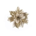 thumbnail image 1 of Wosthever Flor de Navidad Decoración Artificial Flores Cabezas Hotel Oficina Granja Chimenea Árbol de Navidad Adornos Cumpleaños Kits de decoración para fiestas Oro Wosthever HA065247-03, 1 of 6