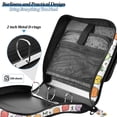 thumbnail image 4 of FORMRS Zipper Binder with Shoulder Strap 2-inch Ring 500 Sheet Capacity File Bag, Cute Vegetables, 4 of 5