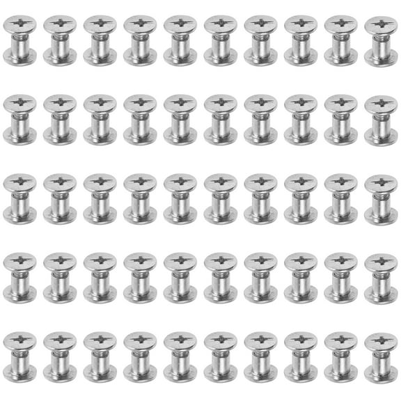 Arborister 50 Screws 0.8X0.7CM Silver Repair Supplies