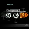 thumbnail image 2 of DNA Motoring 3D DRL Projector Headlight for 96-03 BMW E39 525i 530i M5 Lamps with LED Signal, Black, 2 of 5
