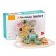 thumbnail image 1 of Crrynuo - Juego de té de madera para niños - 15 piezas - Juego de imitación - Madera de roble - Apto para niños de 4 a 6 años, 1 of 7