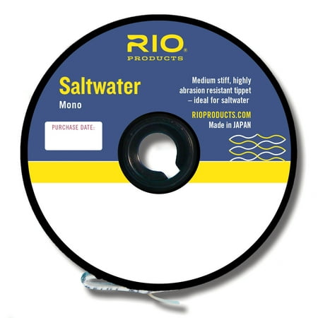 RIO Saltwater Mono Medium Stiff/Abrasion Resistant Fly Fishing Tippet - All (Best 8 Weight Fly Rod 2019)