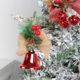 thumbnail image 2 of 1 Pcs Christmas Jingle Bell Christmas Bells Ornaments Bow Ribbon Door Hanger Wall Hanger Ornaments for Christmas Holiday Door Winter Wedding Charm Decoration Christmas Tree Ornaments Xmas, 2 of 3