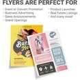 thumbnail image 6 of CGRP Custom Bulk Flyers, Glossy, Vertical | Upload Design or Add Text | Personalized Photo | Double-Sided Printing Available,4 x 6 Vertical, 100 Qty, 6 of 6