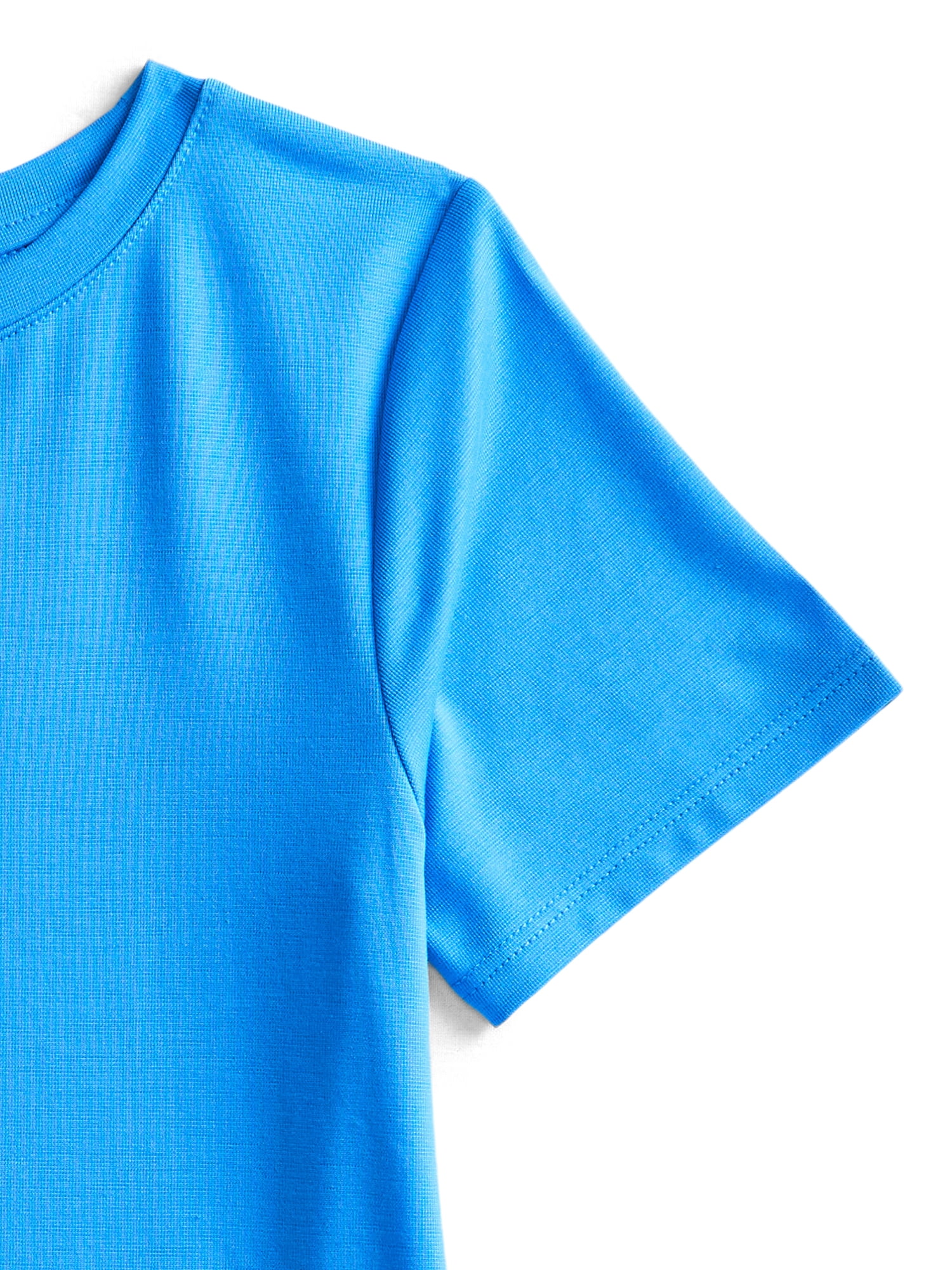 Athletic Works Girls Active Tee with Short Sleeves, Sizes 4-18 & Plus