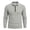 Gray, variant on Long Sleeve Work Shirts for Men Solid Fashion Zip Collared Business Casual Tops Plus Size Winter Clothes