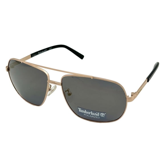 Timberland Men's Gold Metal Aviator Polarized Lens Sunglasses, Green