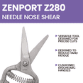 thumbnail image 4 of Zenport Z280 Needlenose Shear, Grape, 8-Inch - 2 Pack, 4 of 5