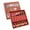M, variant on Christmas Gold Tableware Set Stainless Steel Spoon Fork with Santa Tree Design 4PCS Red Box