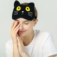 thumbnail image 4 of ZLBDYG Soft Plush Sleep Mask for Women & Men – Cute Cat & Rabbit Eye Cover, Adjustable & Lightweight for Travel, Naps, Yoga (Breathable & Blackout Blindfold for Better Sleep), 4 of 9