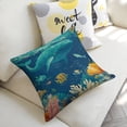thumbnail image 5 of Sea creatureslinen toss pillowcase decoration pillowcase gifting preferred 24x24 inch cushion cover sofa pillowcase sofa bedroom living room car, 5 of 8