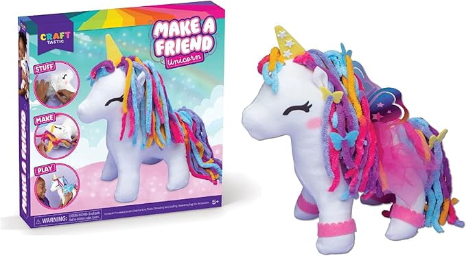 Craft-tastic Make a Friend Unicorn Mini Sewing Kit for Ages 6+