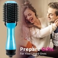thumbnail image 7 of Beautimeter Hair Dryer Brush, 3-in-1 Volumizing Hot Air Brush(Turquoise Blue), 7 of 7