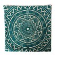 thumbnail image 4 of KUDOSALE 18” x 18” Blue Green Stylish Cotton Linen Decorative Pillow Cover, Hidden Zipper, 4 of 5