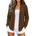 thumbnail image 3 of Perfectbot Open Front Cardigan for Women, Soft Knit Lightweight Duster Crop Shawl Sweater for Fall, 3 of 8