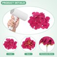 thumbnail image 2 of Uxcell 40 Paquete de Flores de Hortensia de Seda para Decoración del Hogar Rojo Rosa, 2 of 7