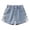 Z17-Blue, variant on Shadoumai High Waist Girls Summer Denim Skorts Casual Big Kids Fashion Rainbow Button Design
