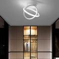 thumbnail image 5 of ADISUN Flush Mount Light Round Modern Hallway Ceiling Lamp, Led Ceiling Light Fixture White(Cool White Light,6000K), 5 of 7