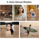 thumbnail image 5 of MUOXUEQN Cámara de Vlogging M5 Estabilizador de Cardán de 3 Ejes, Cámara de Mano 5K Pantalla Táctil Giratoria de 3.5'' Gran Angular de 120°, Función de Visión Nocturna IR, Enfoque Rápido,, 5 of 9