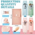 thumbnail image 2 of Makeup Brushes Set with Bag,8Pcs Travel Makeup Brush Kit,Mini Eyeshadow Blending Brush,Light-Grey,4, 2 of 7