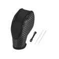 thumbnail image 1 of Cubierta de perilla de cambio de marchas de cuero de imitación de coche para Ford Focus Escape Fusion Fiesta Transit Van patrón de fibra de carbono negro, 1 of 7