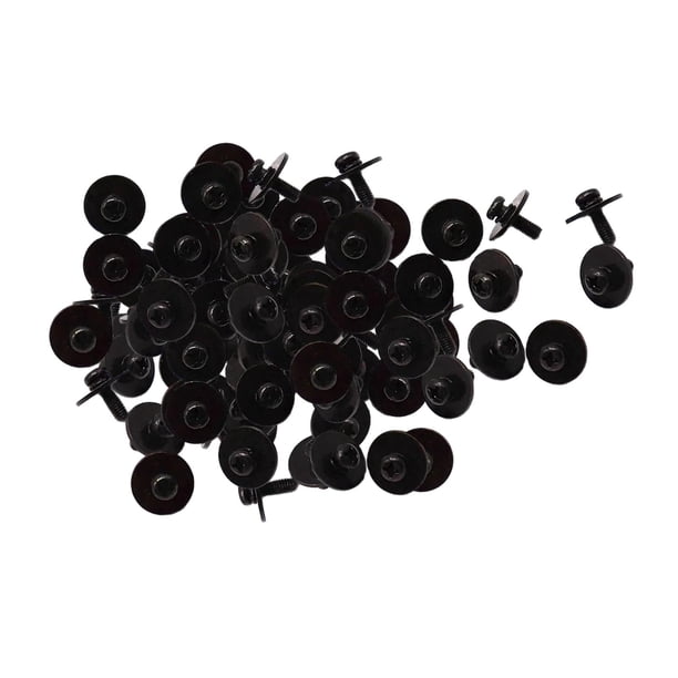 50 piezas de ganchos de garra para tornillos de tambor, accesorios de repuesto de metal, piezas de bricolaje para caja M4x12MM
