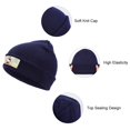 thumbnail image 3 of Hello Kitty Winter Beanie Hats for Men Women, Warm Cozy Knitted Cuffed Skull Cap, 3 of 8