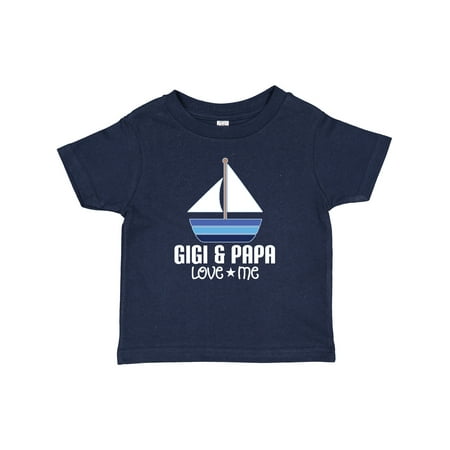 

Inktastic Gigi and Papa Love Me Boys Grandson Gift Baby Boy T-Shirt