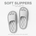 thumbnail image 3 of WIZUTIZ Womens Shower Shoes Trendy Casual Walking Slip on Sandals Women Summer Slippers Slip on Sandals Beach Slip on Sandals Indoor Flat Heel Breathable Slide Sandals for Older Women Birthday Gifts, 3 of 3